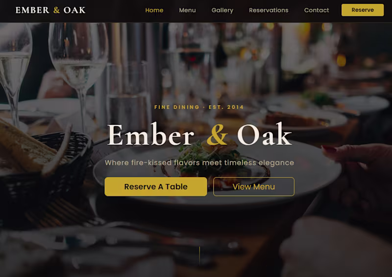 Cover image for Ember & Oak – Fine
