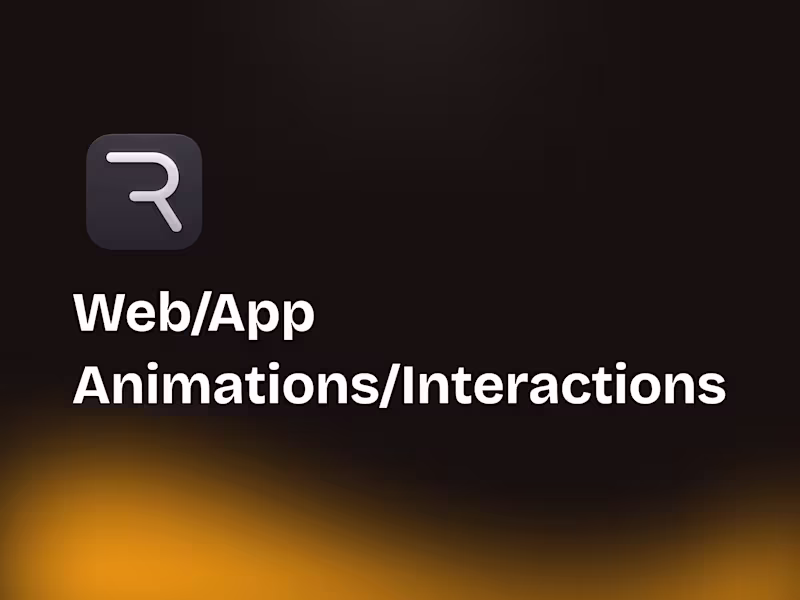 Cover image for Rive Animation