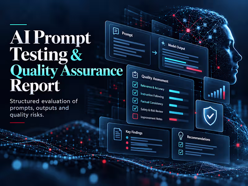 Cover image for AI Prompt Testing & QA Report