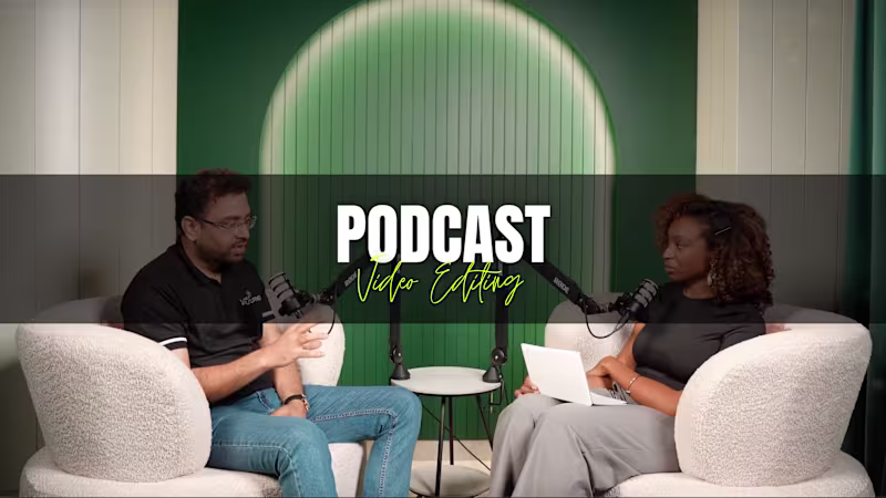 Cover image for Podcast Video Editing | Graphics 