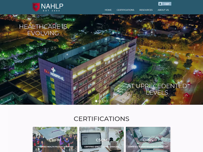Cover image for NAHLP