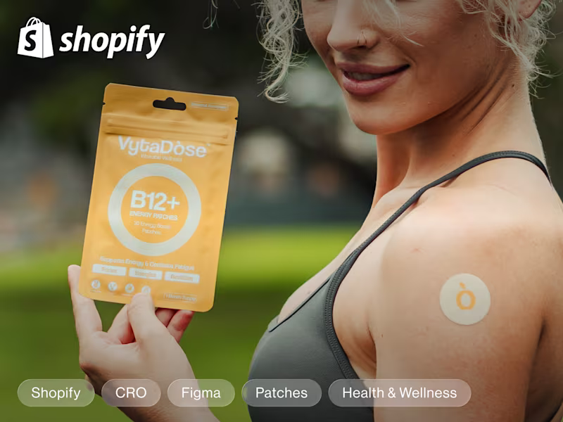 Cover image for VytaDose Shopify Store Design and Development