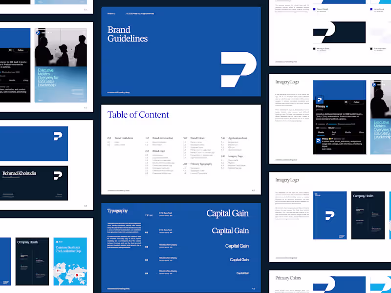 Cover image for Piksey Brand Identity Design