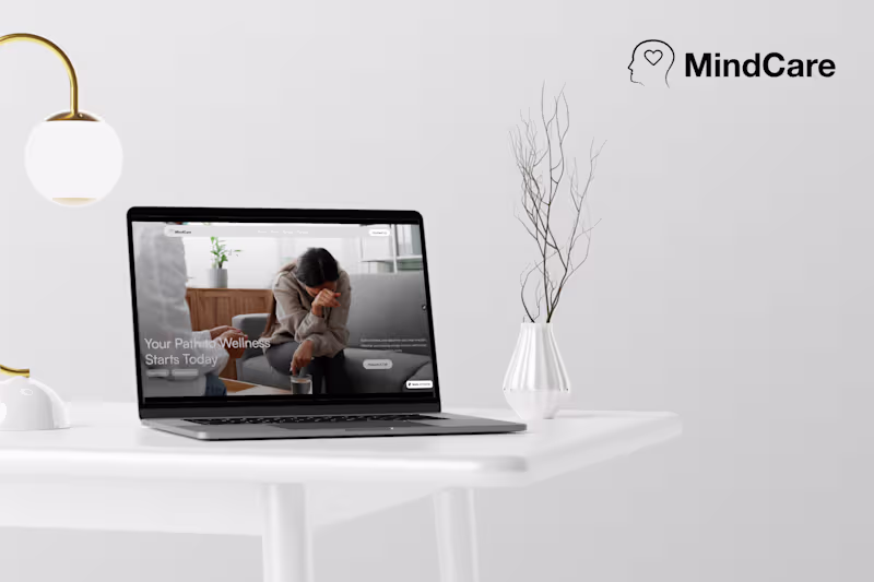 Cover image for MindCare – Psychology & Wellness Website Design