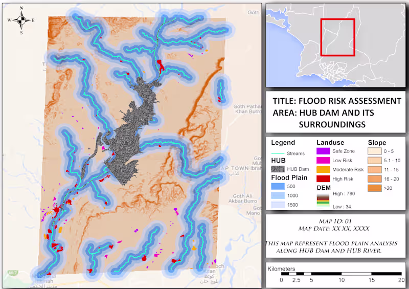 Cover image for Performed flood risk assessment around