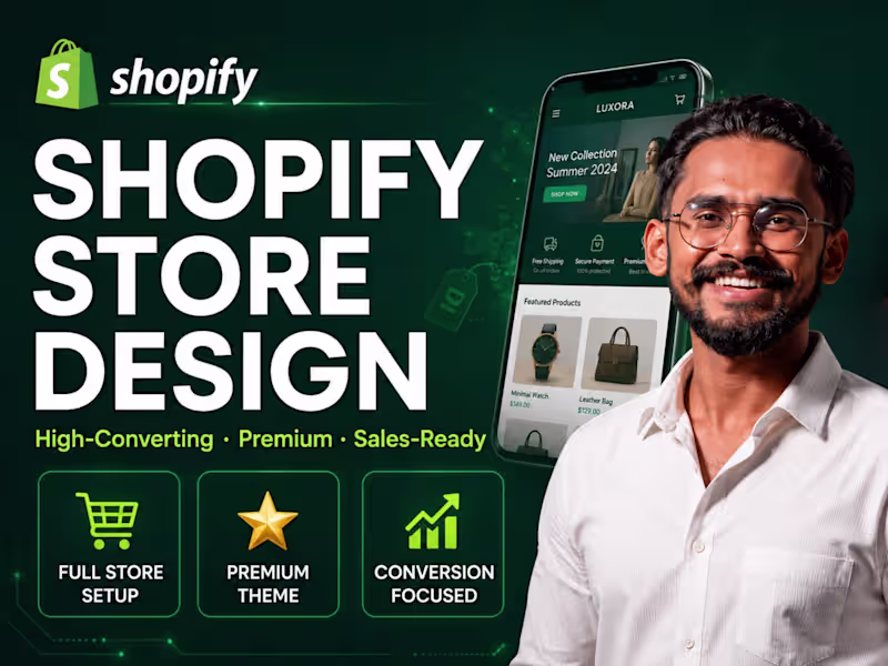 Cover image for Shopify Store Design