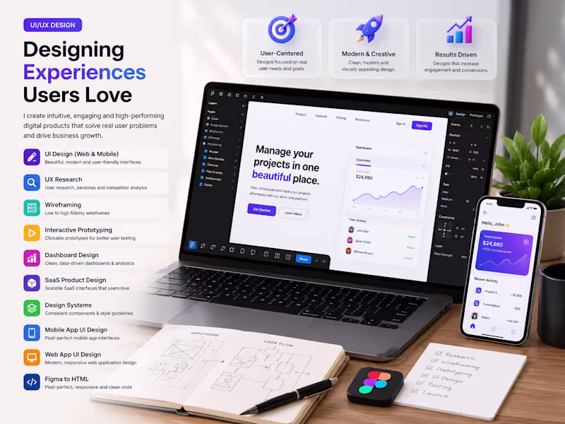 Cover image for UX/UI Designer
