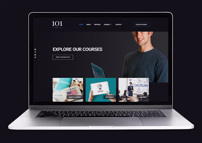 Cover image for 101 Courses — Website Design & Development