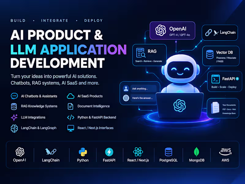 Cover image for AI Product & LLM Application Development