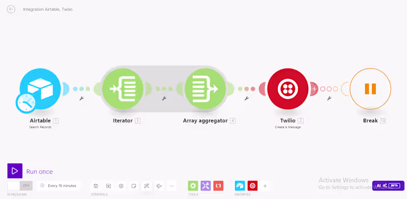 Cover image for Bulk Messaging Automation with Airtable, Twilio, and Make