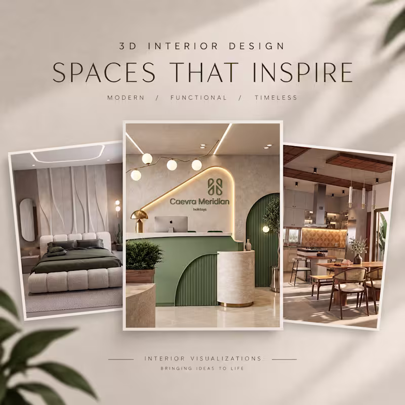Cover image for 3D Visualizer cum Interior designer