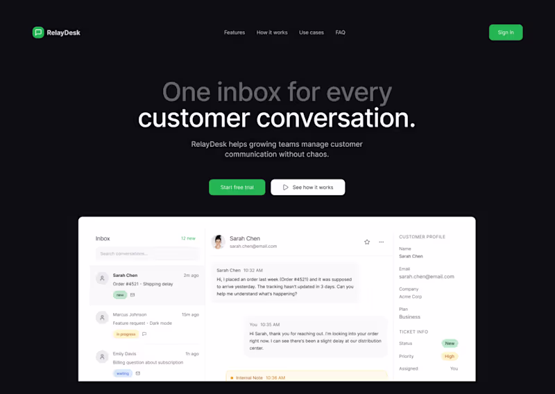 Cover image for RelayDesk