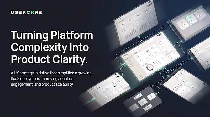 Cover image for Transforming Enterprise SaaS Ecosystem through UX Strategy