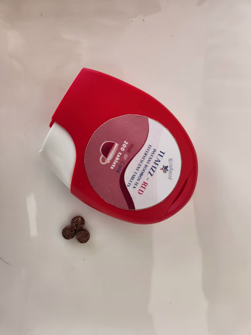 Cover image for Rooibos tea effervescent, developed to