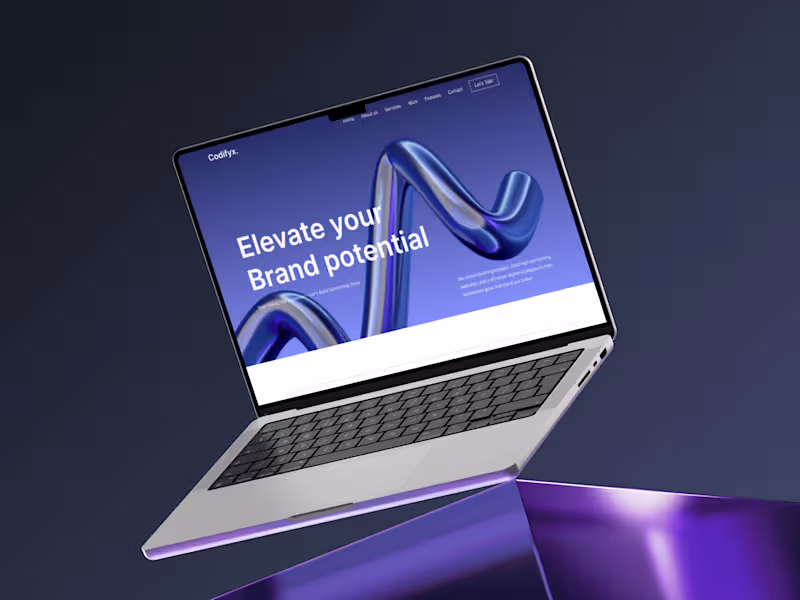 Cover image for Digital Agency Landing page design