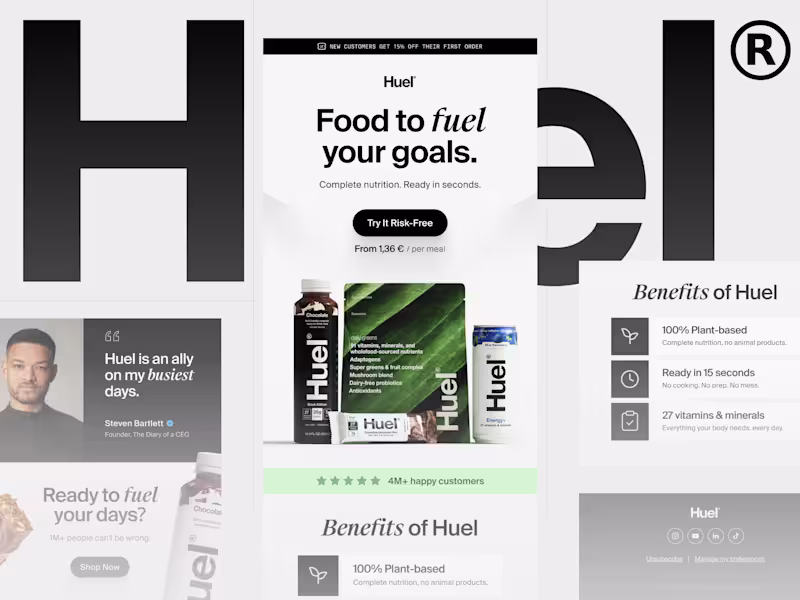 Cover image for Email Design Concept | Huel