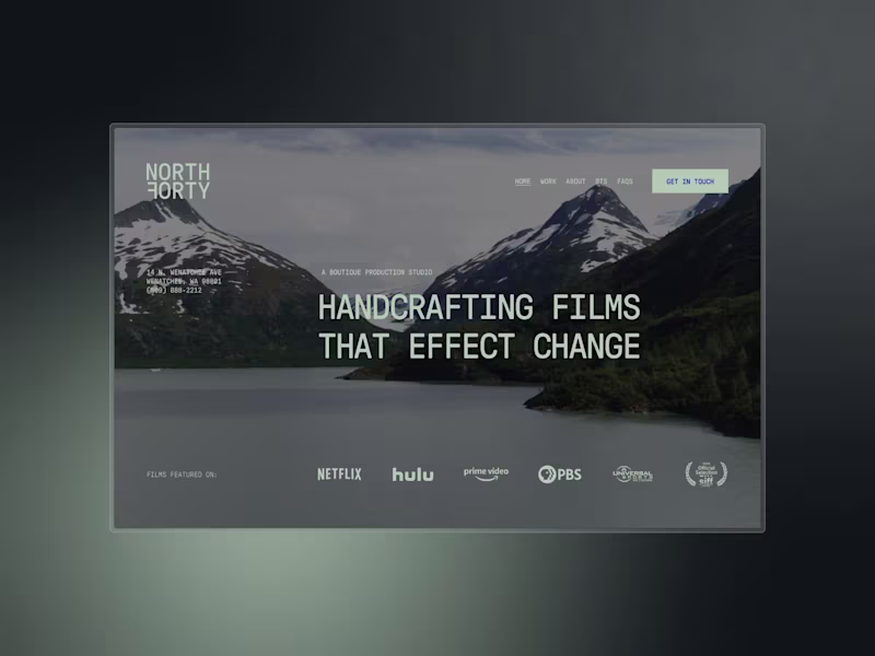 Cover image for North Forty Squarespace Website