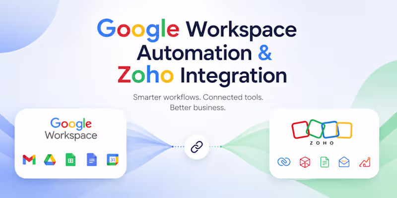 Cover image for Google Workspace Automation & Zoho