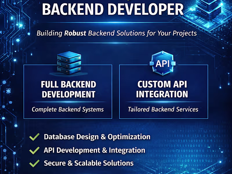 Cover image for Python developer | Backend developer 