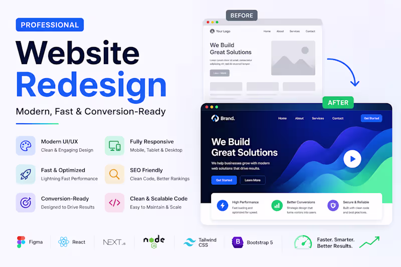 Cover image for Professional Website Redesign & Development