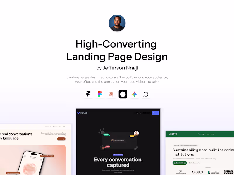 Cover image for High-Converting Landing Page Design