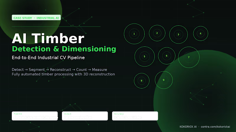 Cover image for AI Timber Detection, Counting & Dimensioning