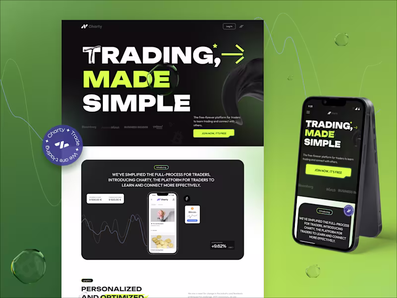 Cover image for Charty — Crypto Trading Platform