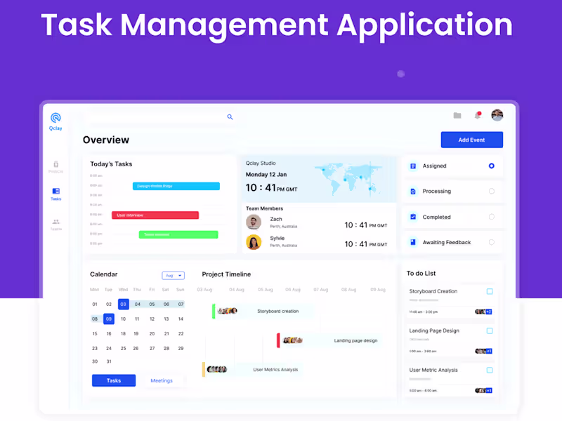 Cover image for Task Management Dashboard