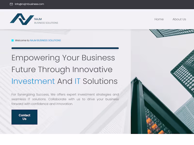 Cover image for NAJM BUSINESS SOLUTIONS