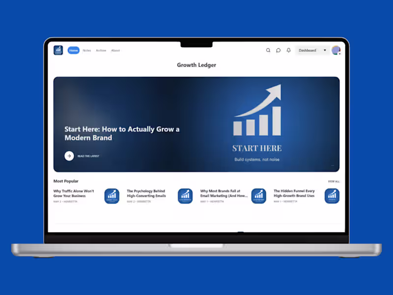 Cover image for Substack Brand Customization & Visual Layout Design