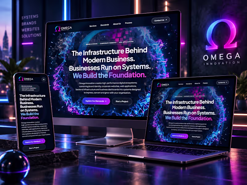 Cover image for Omega Innovation — Premium Website