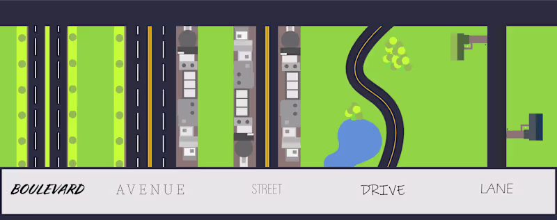 Cover image for Road Type Flat Vector Illustration