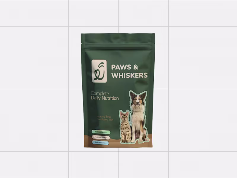 Cover image for Paws & Whiskers: Premium Pet Wellness Brand Identity