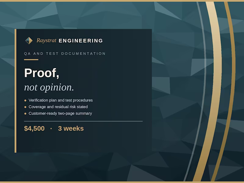 Cover image for QA and Test Documentation Package
