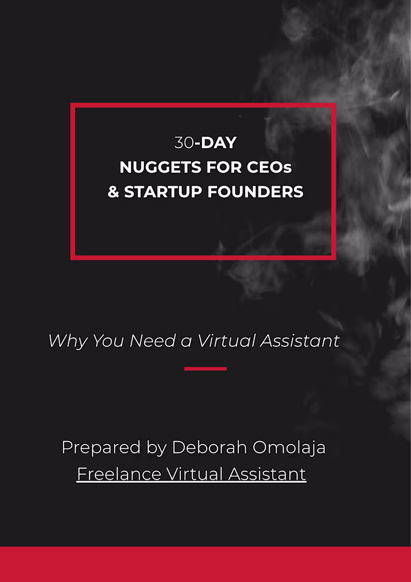 Cover image for Transformative Virtual Assistant: Partner in Strategic Growth