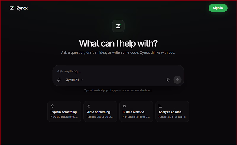 Cover image for Zynox AI Conversational Platform Development