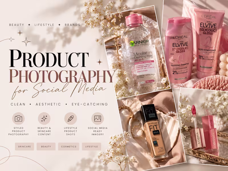 Cover image for Aesthetic Product Photography for Social Media