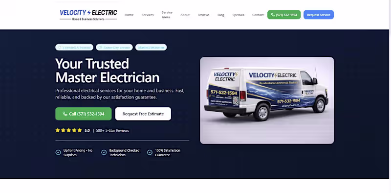 Cover image for Velocity Electric : AI Voice Agent + CRM Integration
