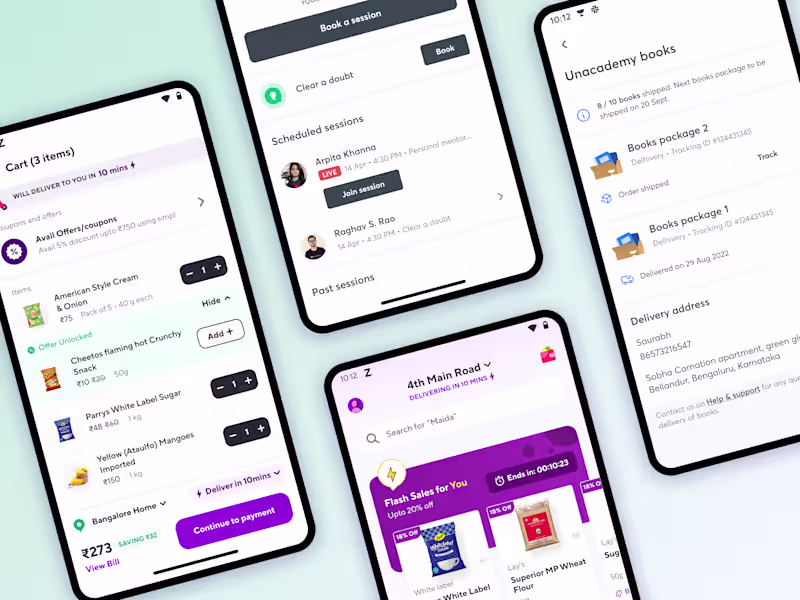 Cover image for Mobile app design (iOS & Android)