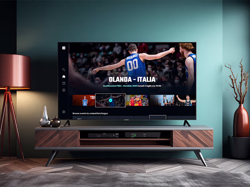 Cover image for UI/UX Design for a Global Live Streaming & VOD Platform