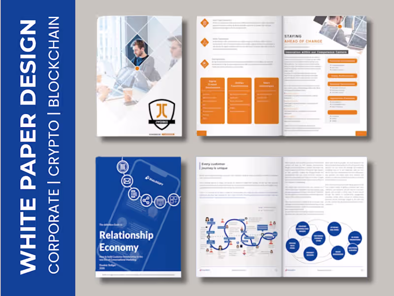 Cover image for White Paper Design for Corporate, SaaS, Crypto & Tech Brands