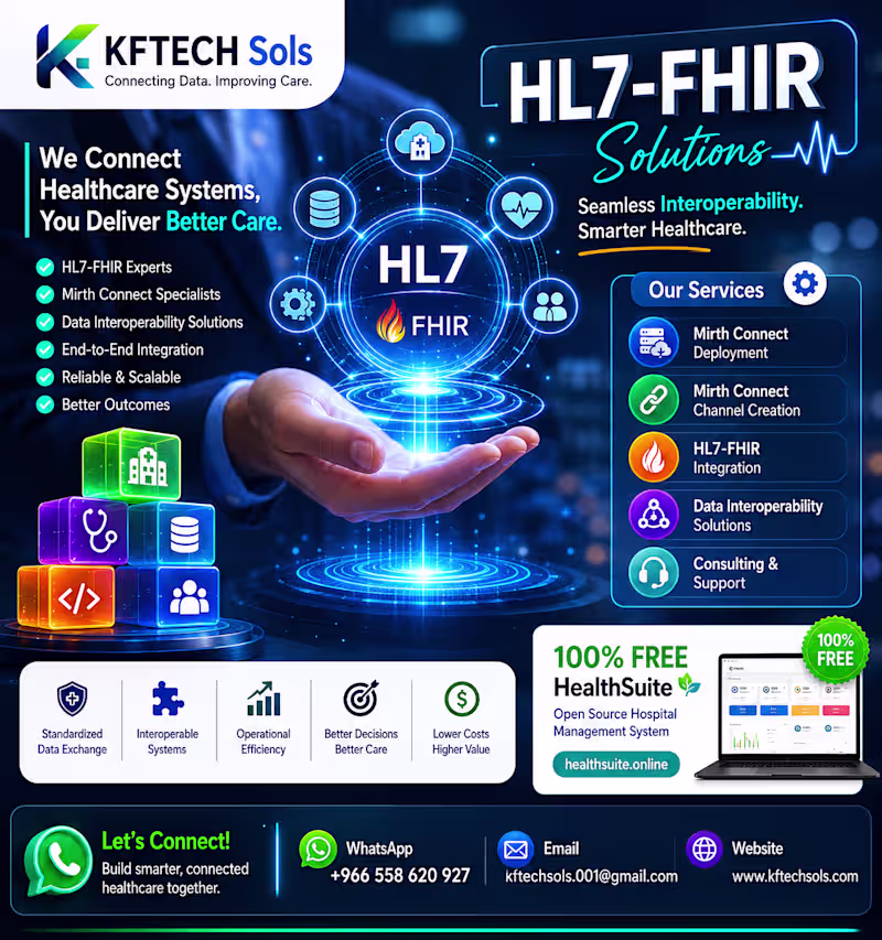 Cover image for Integration fo HL7 FHIR to Connect Healthcare Systems