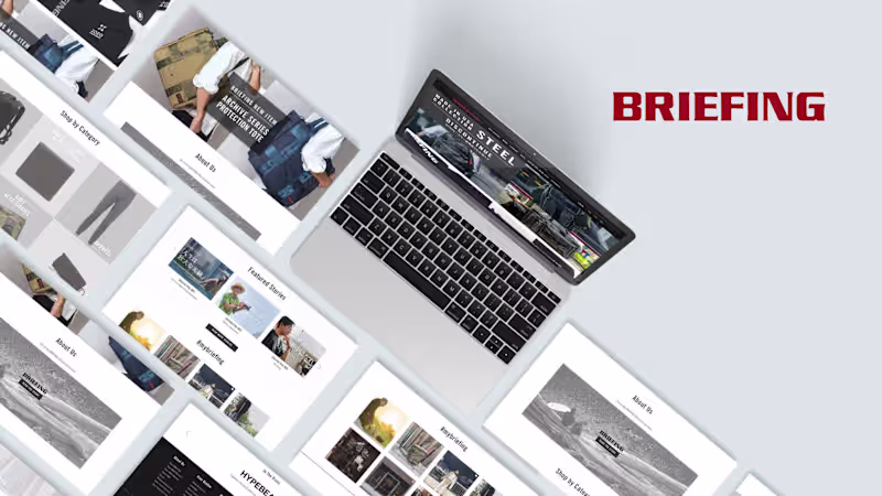 Cover image for BRIEFING Landing Page Redesign