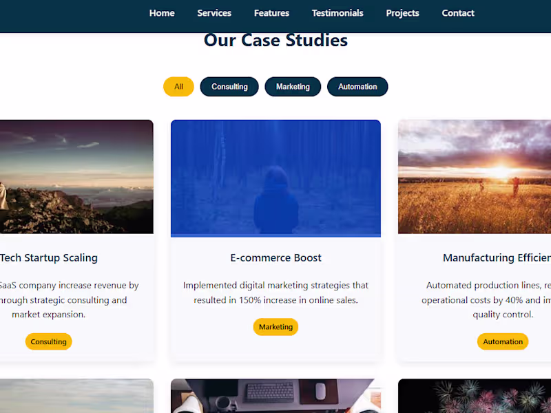 Cover image for Business Landing Page, Modern Startup & Agency Website