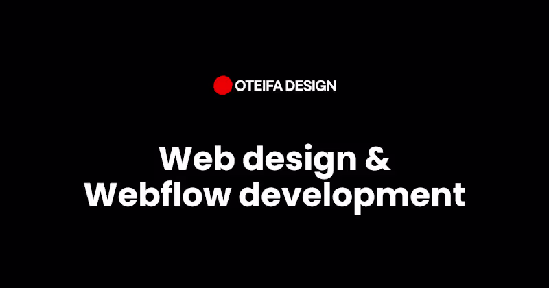 Cover image for Professional Webflow Design & Development