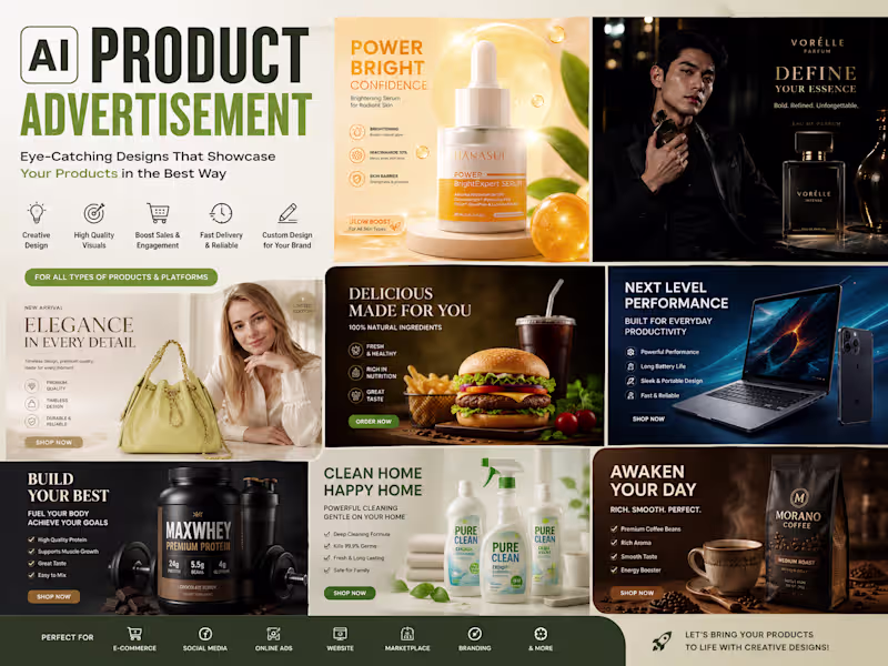 Cover image for Custom Product Advertisement Design