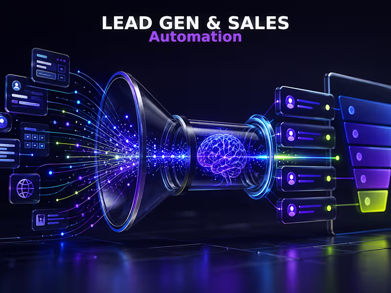 Cover image for B2B Lead-to-CRM Automation System
