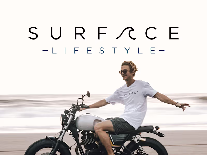 Cover image for Branding + Website for Surface Lifestyle Clothing