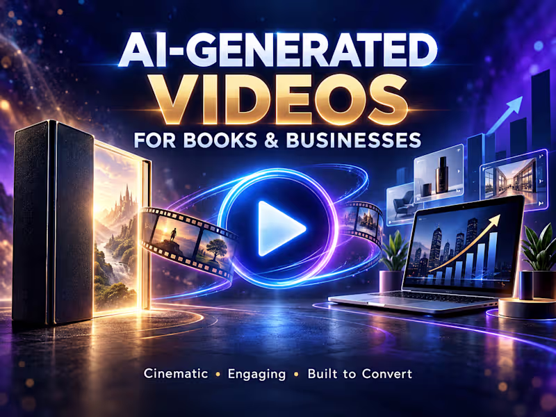 Cover image for AI-Generated Videos for Books and Businesses