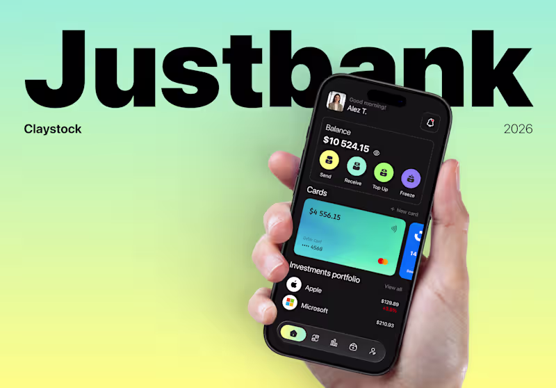 Cover image for Justbank — Fintech Mobile App Case Study